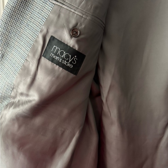 Ralph Lauren Men's Blazer wool/silk blend checkered, 2 button size 44R, formal - Picture 8 of 13